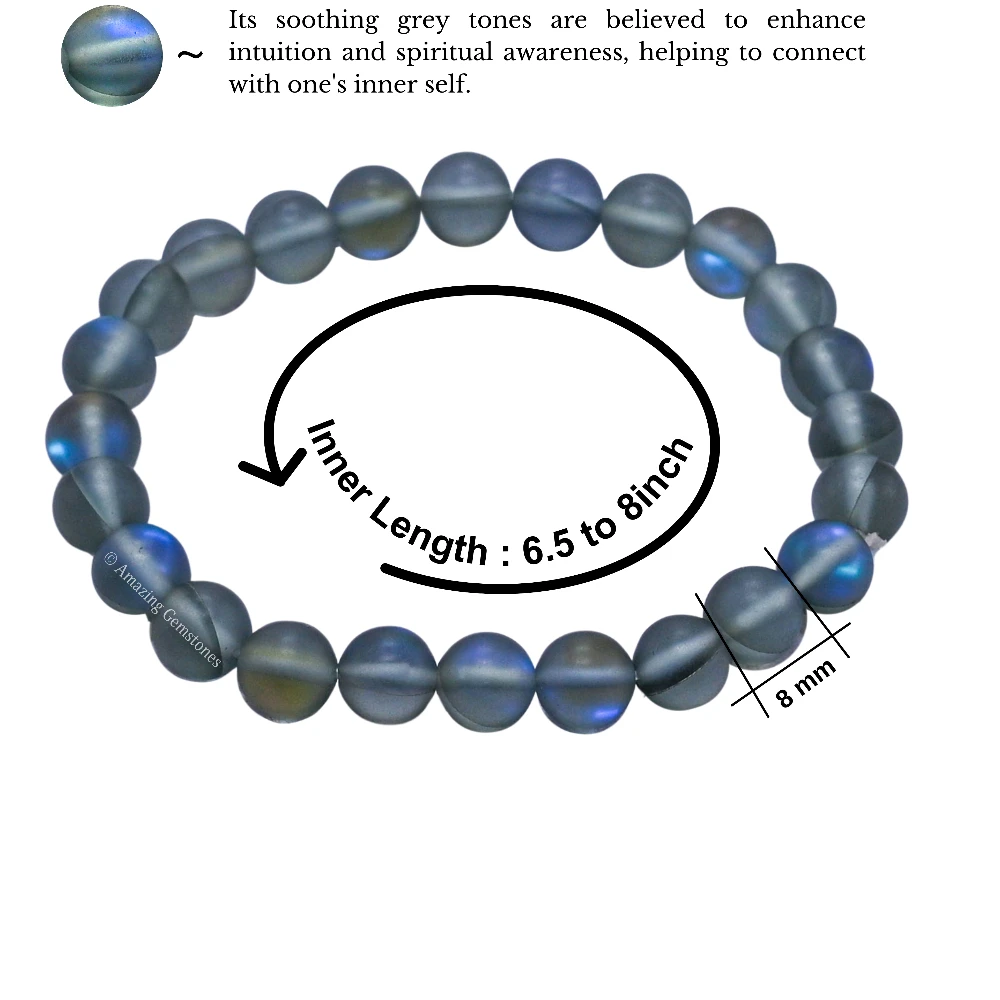 Grey Mermaid Bracelet (Strechable)