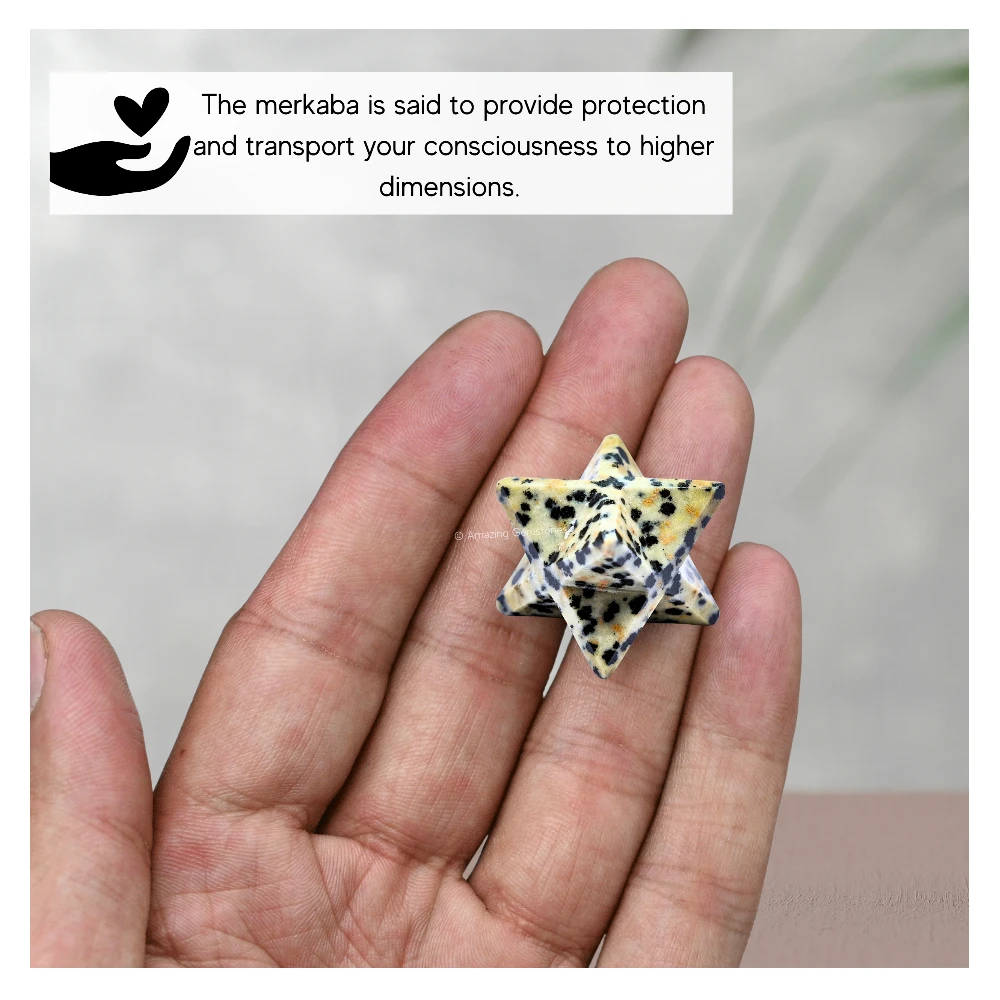 Dalmatian Jasper Merkaba (15-20mm)
