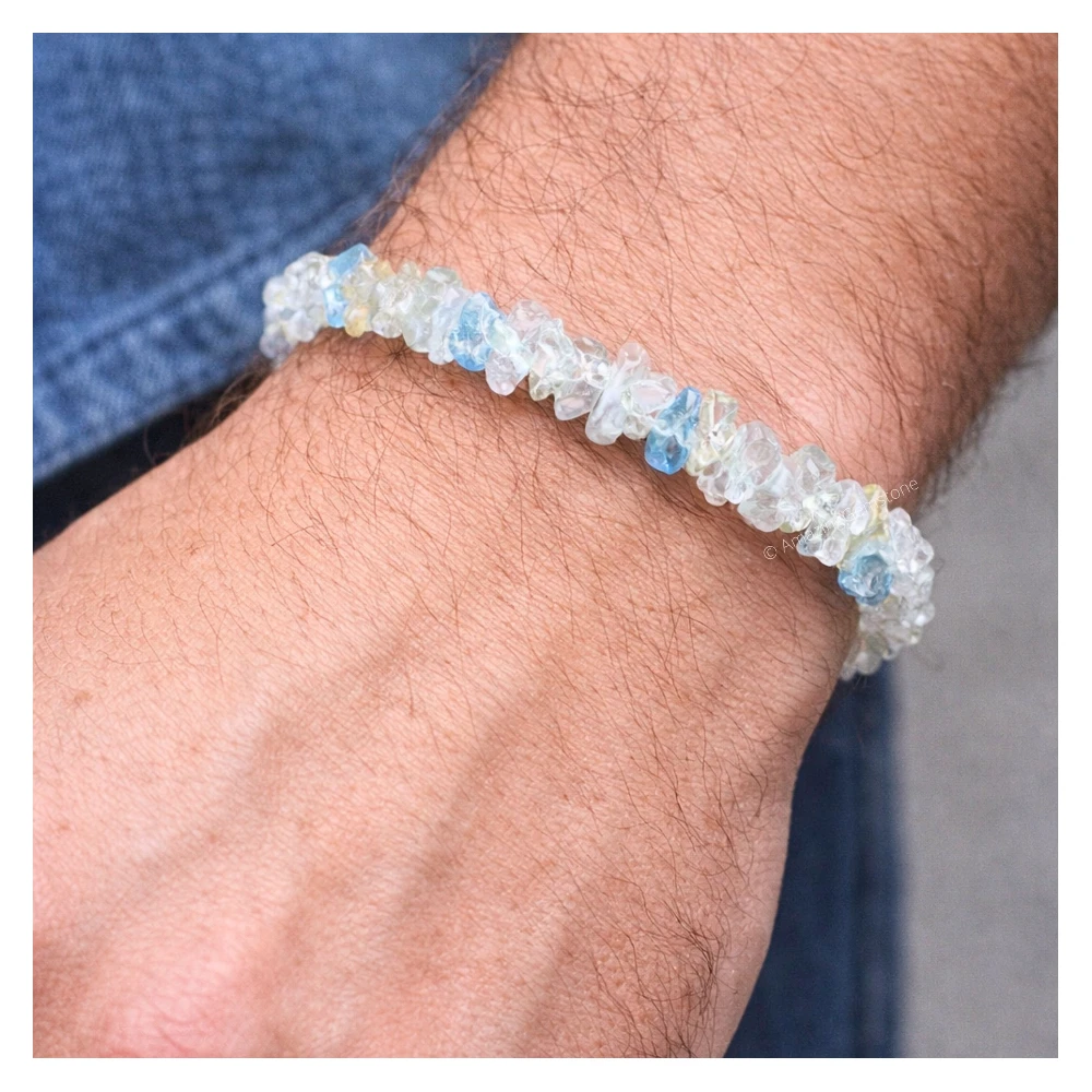 Aquamarine Chips Bracelet