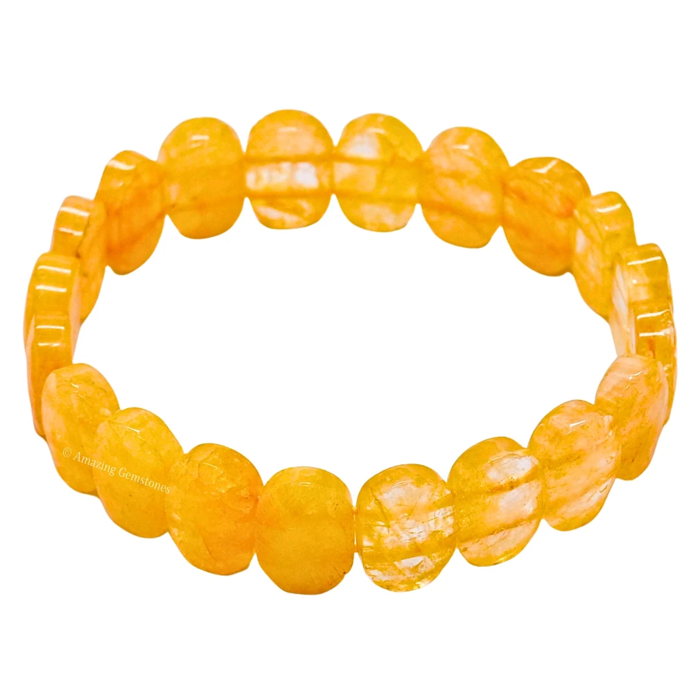 Citrine Faceted Bracelet - Oval Stone
