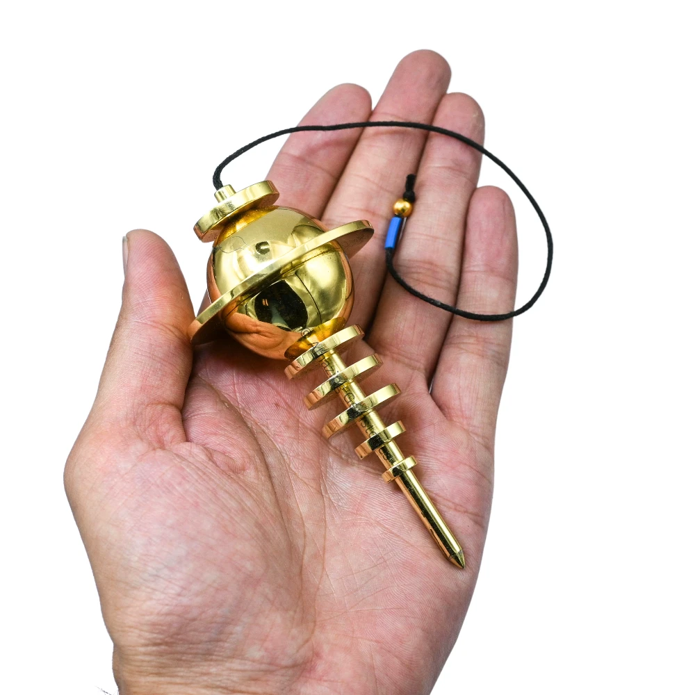 Metal Brass Pendulum - Chakra stabilizer - large (MP112)