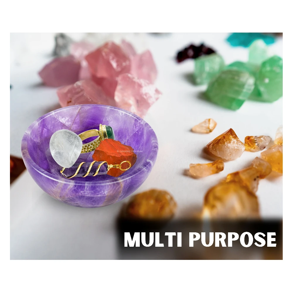 Amethyst Crystal Bowl - 3 Inch