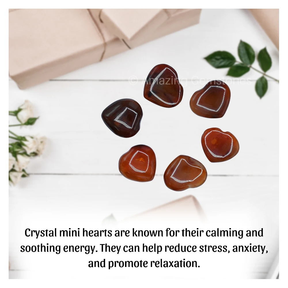 Carnelian Heart (Pack of 2)
