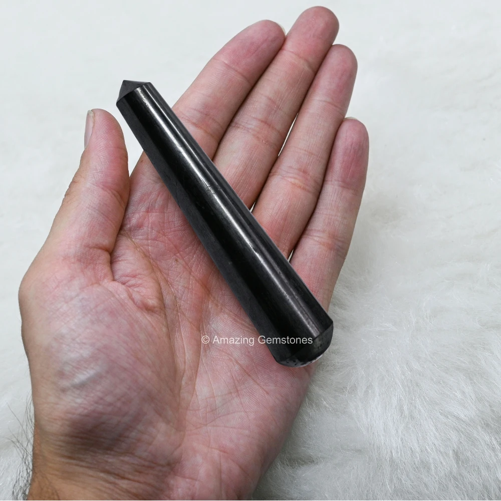 Shungite Wand (Pointed)