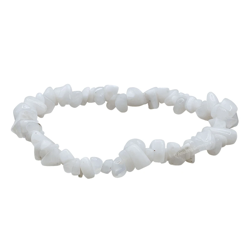 Rainbow Moonstone Chips Bracelet