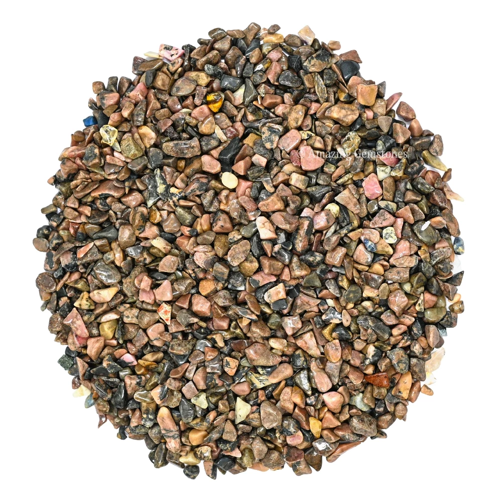 Rhodonite Chips (1LB)