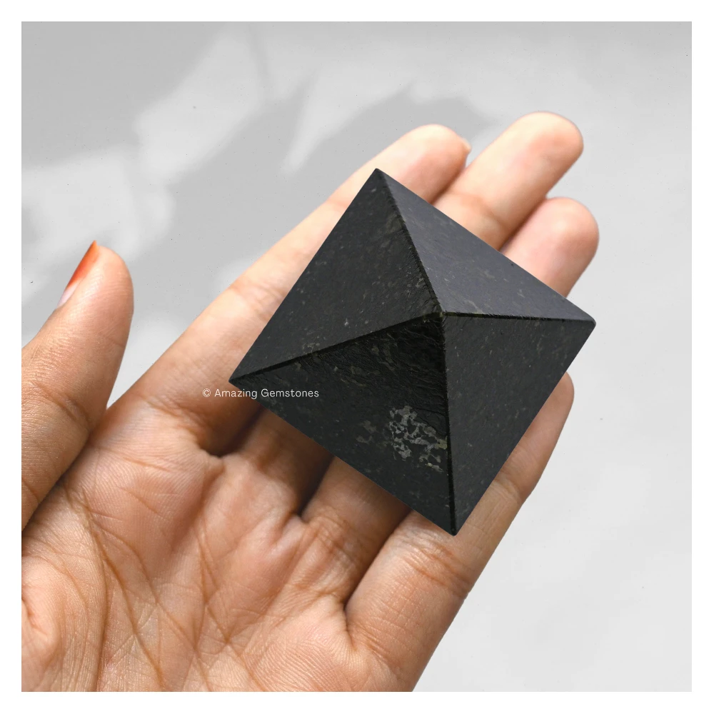 Nuummite Pyramid (1.5 Inch)