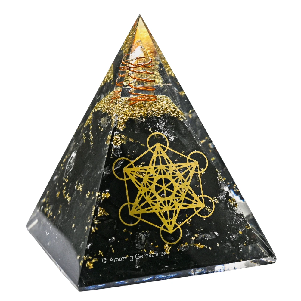 Black Tourmaline with Metatron - 70 mm