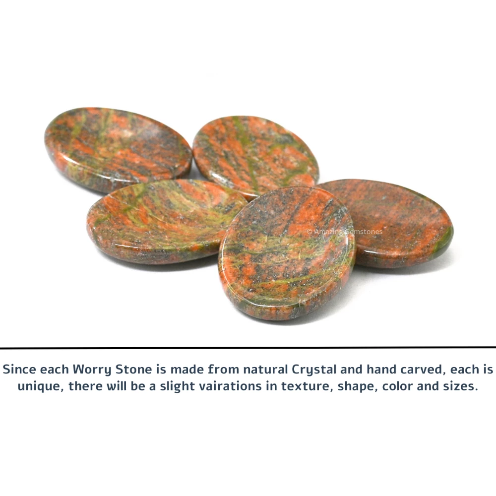 Unakite Worry Stone