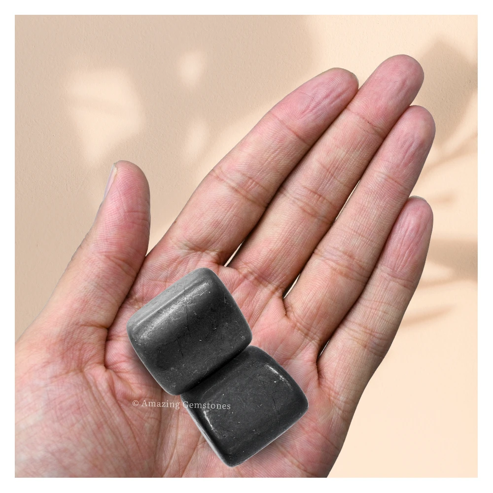 Tumbled Shungite Crystals Stones (1000+ Carats)