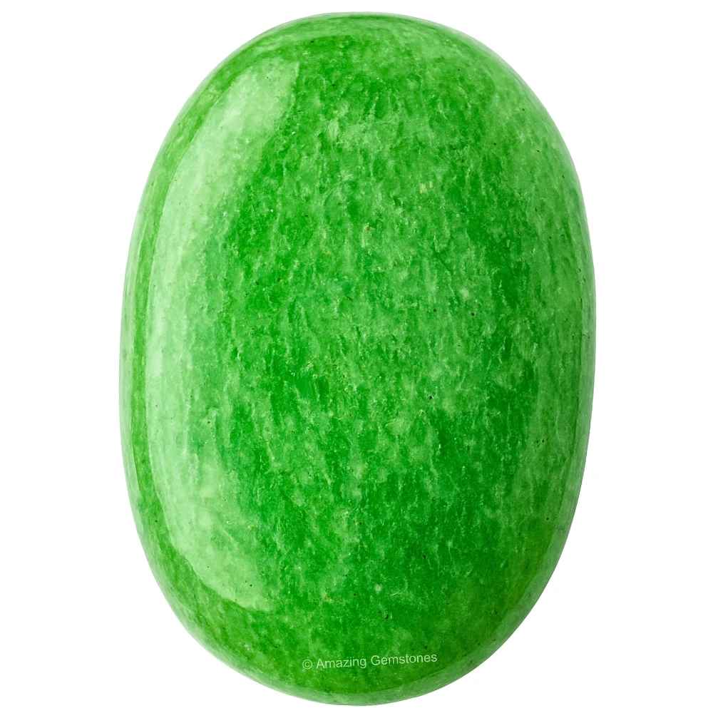 Green Strawberry Quartz Palm Stone
