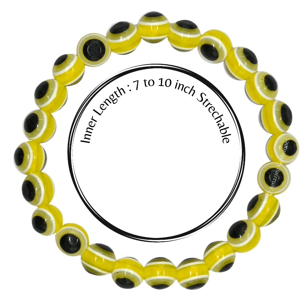 Yellow Evil Eye Bracelet