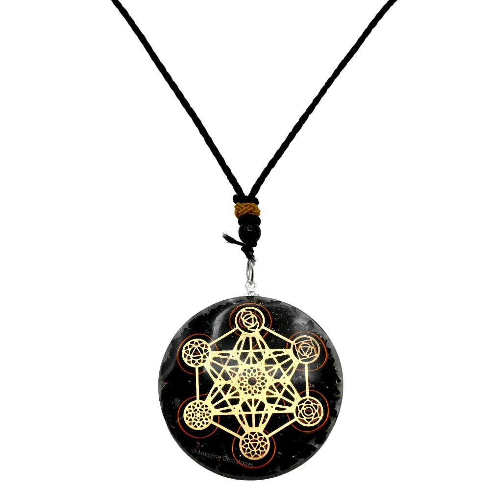Shungite Orgone Necklace - Metatron Chakra
