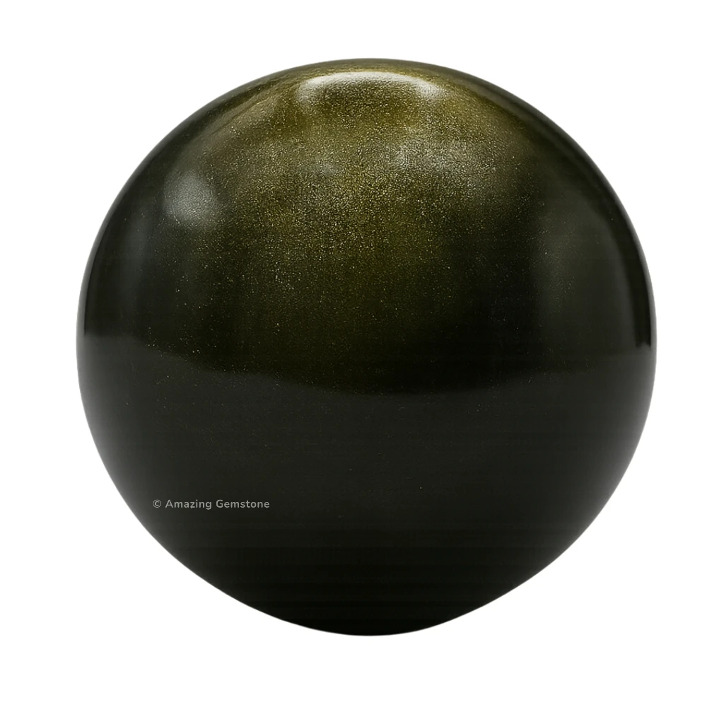 Golden Sheen Obsidian Sphere (2 Inch)