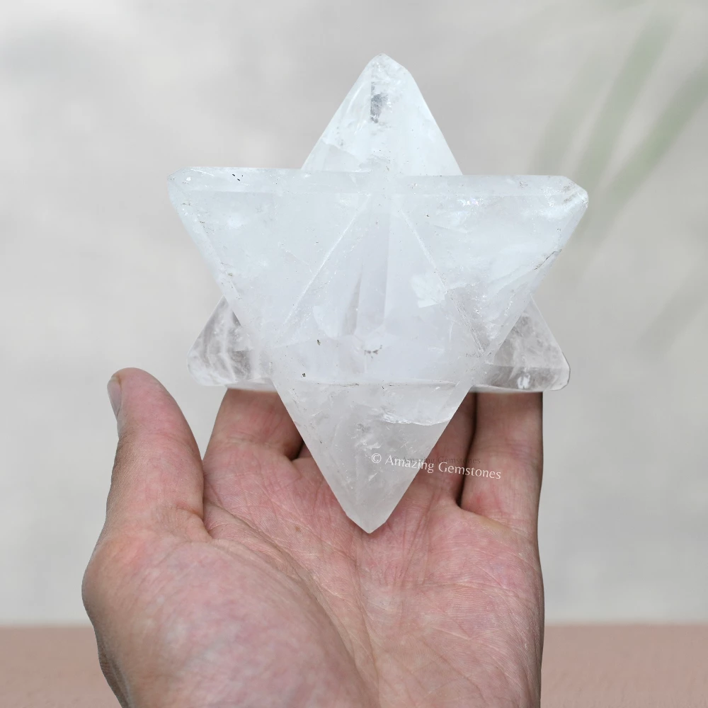 Clear Quartz Merkaba (45-55 mm)