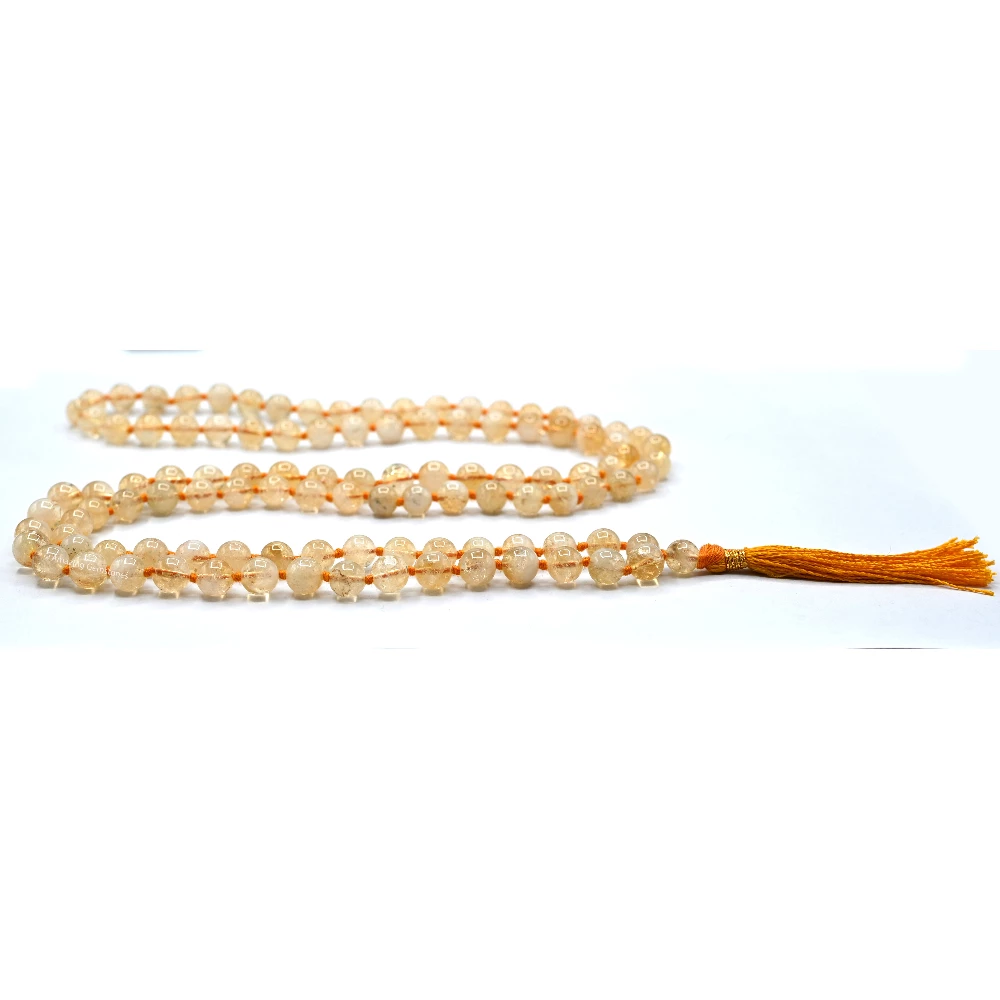Citrine Mala (Hand Knotted)