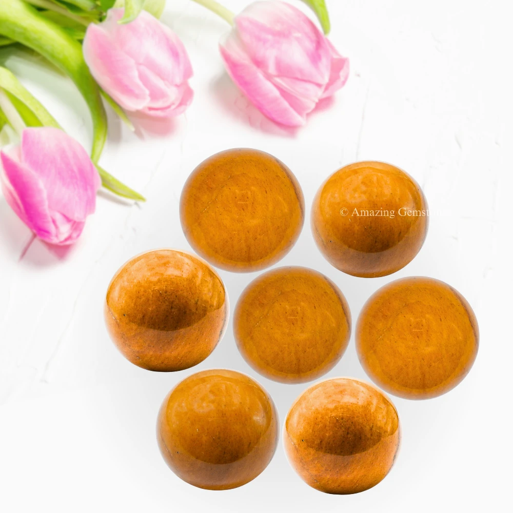 Yellow Jasper Sphere (1 Inch)