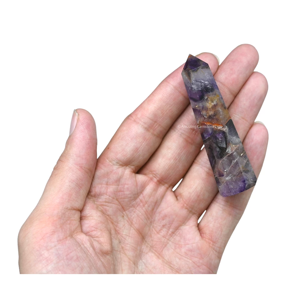Amethyst Chevron Tower (2" to 3" INCH)