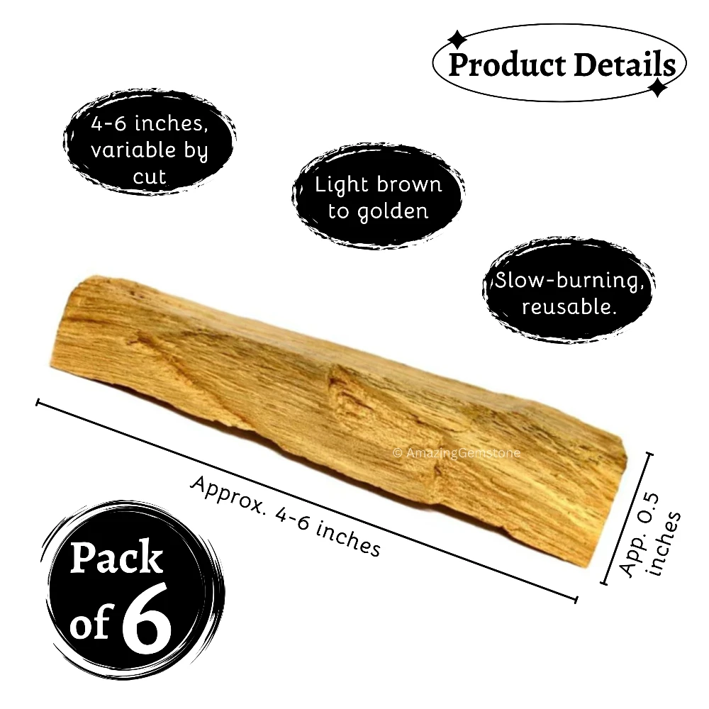 Palo Santo Sticks (6 Pieces)