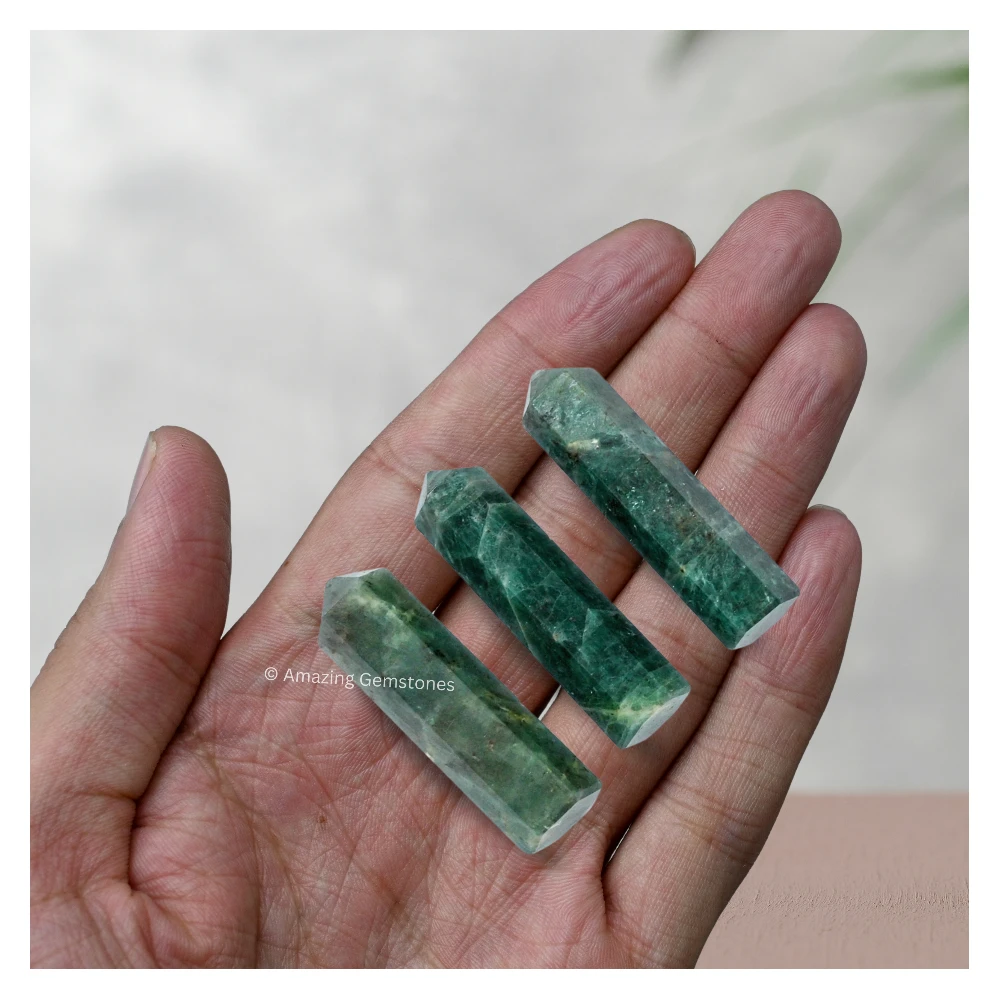 Chrome Diopside Pencil Points (Set of 10)