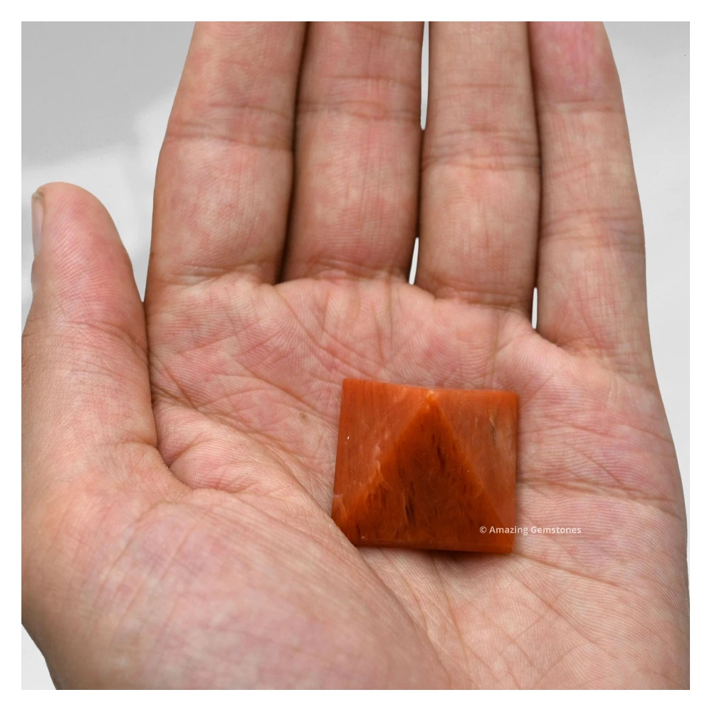 Red Aventurine Pyramid (1 Inch)