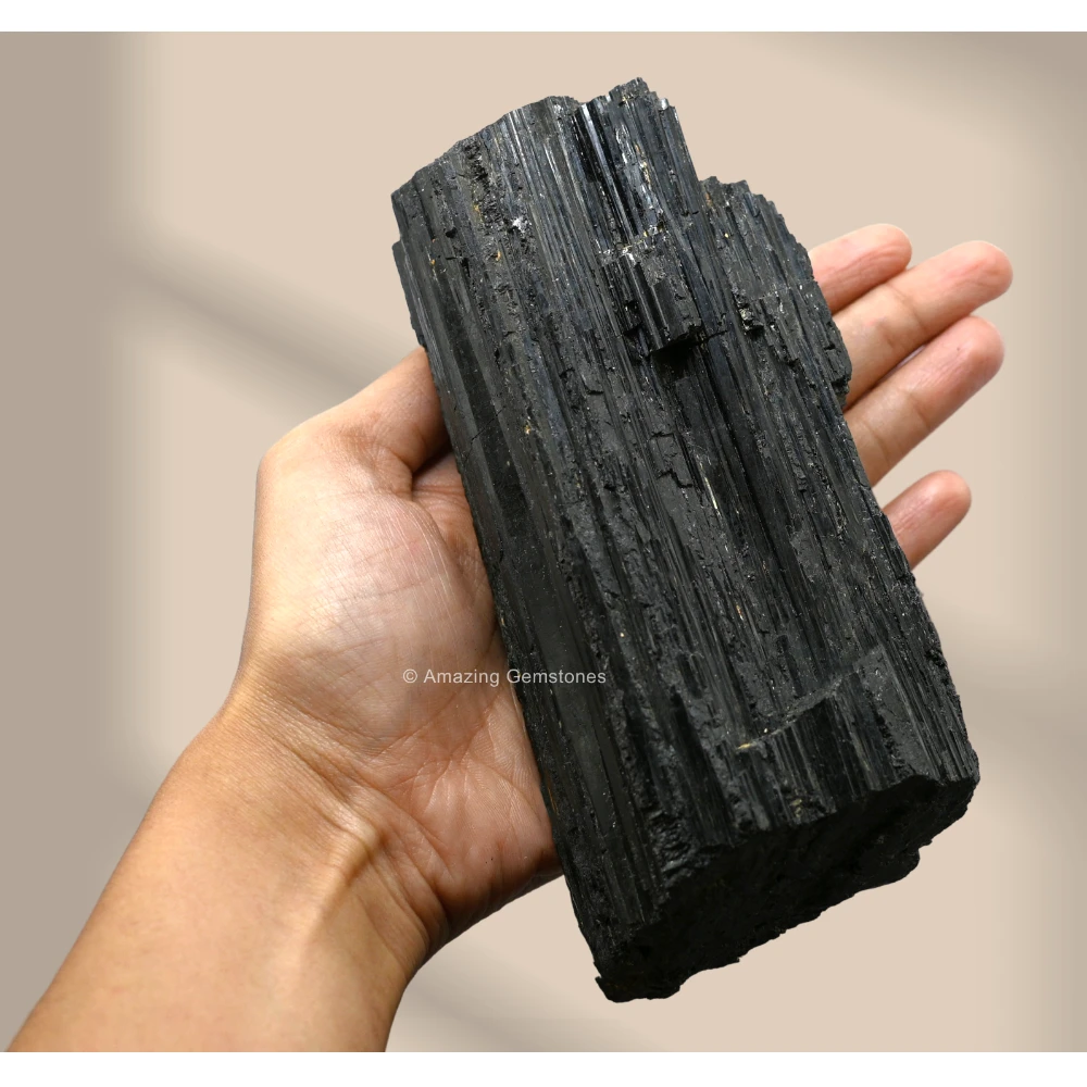 Black Tourmaline Rough Raw Crystal (1000-1500 Grams)