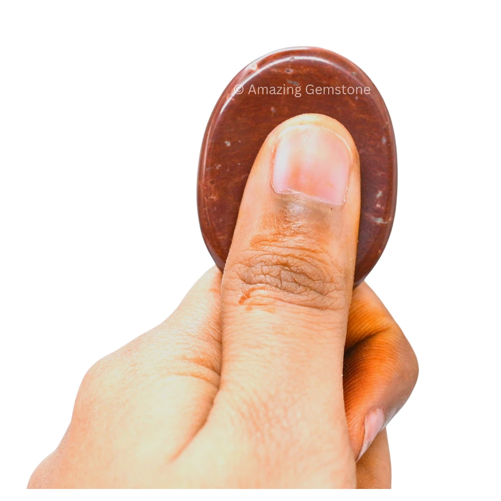 Red Jasper Worry Stone