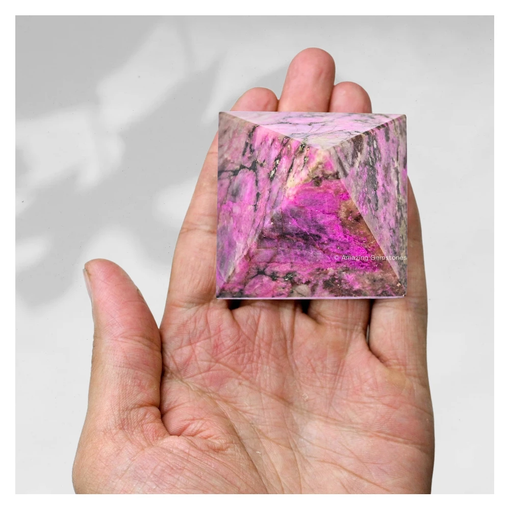 Cobalt Calcite Pyramid (2 Inch)