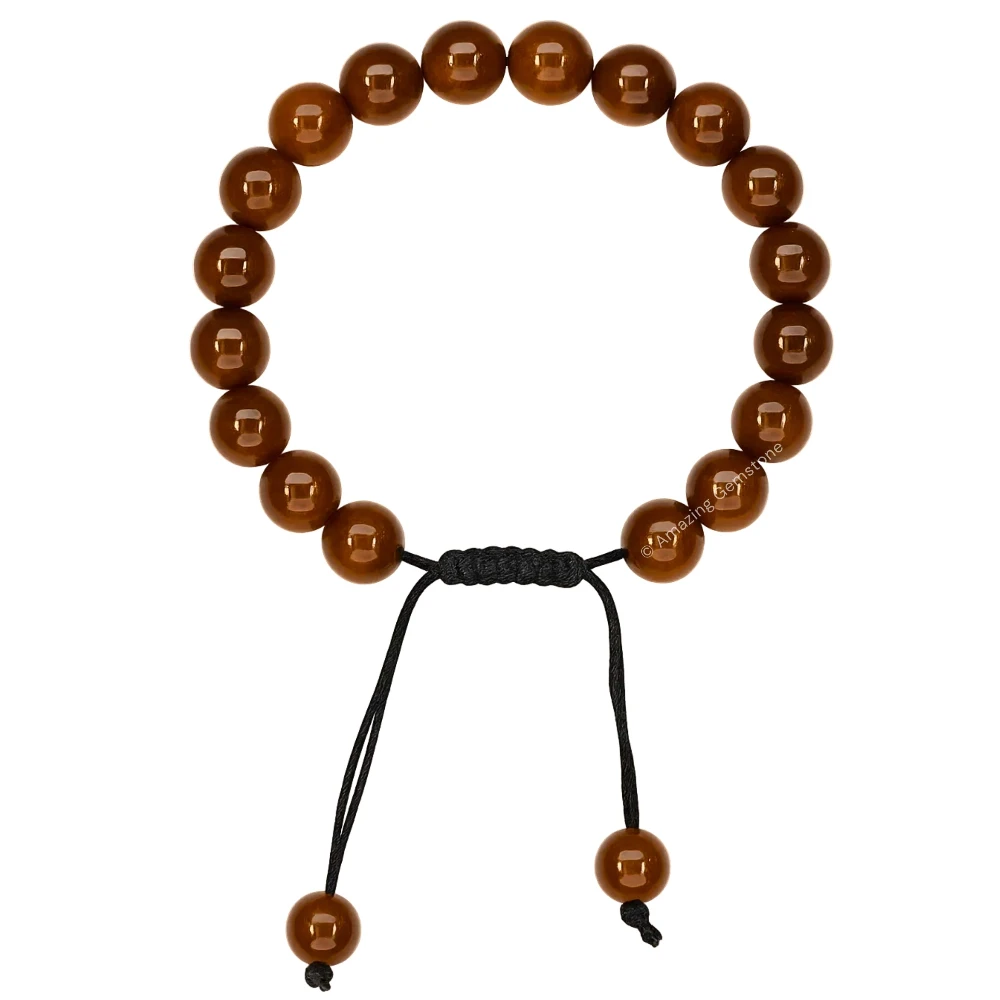 Hessonite Garnet Bracelet (Adjustable)