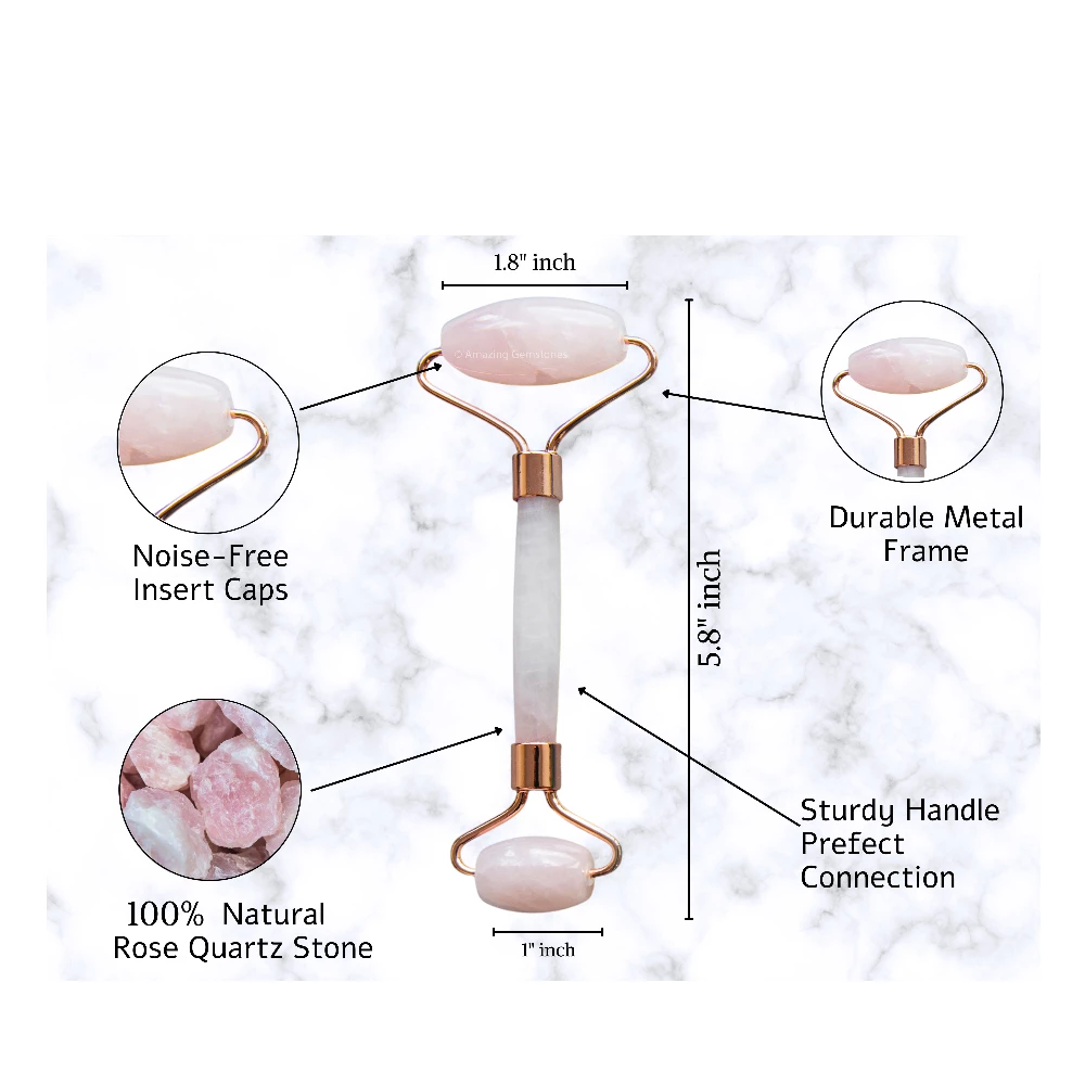Rose Quartz Face Roller