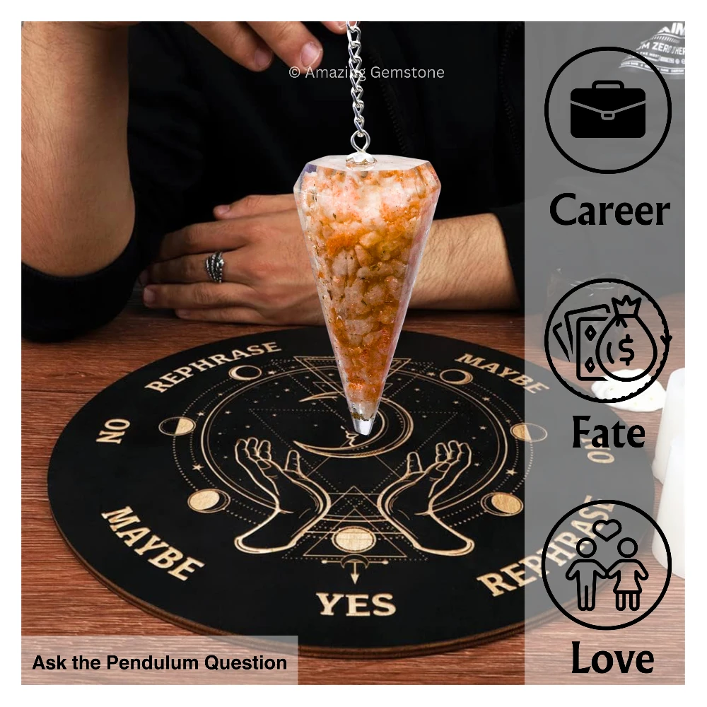 Sunstone Orgone Pendulum