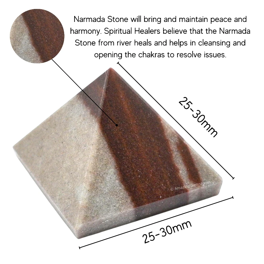 Shiva Lingam Pyramid (1 Inch)