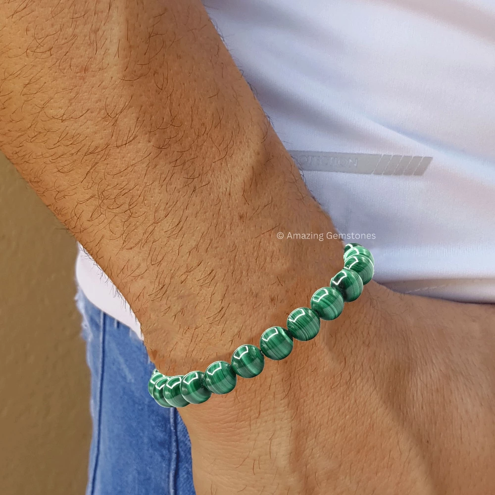 Malachite Bracelet (Adjustable)