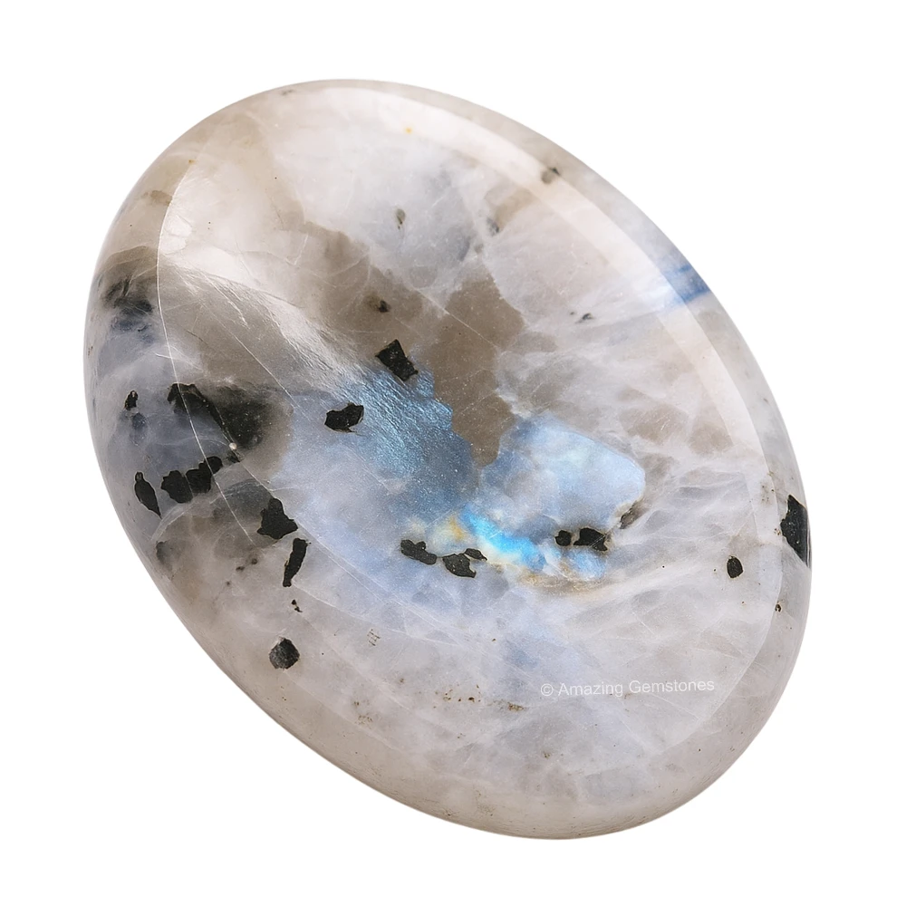 Rainbow Moonstone Worry Stone
