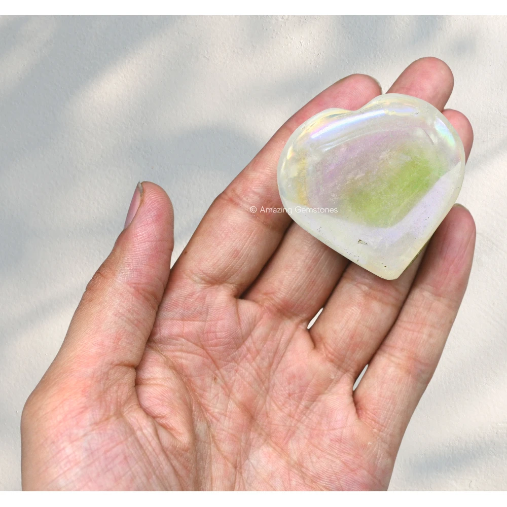 Angel Aura Quartz Heart