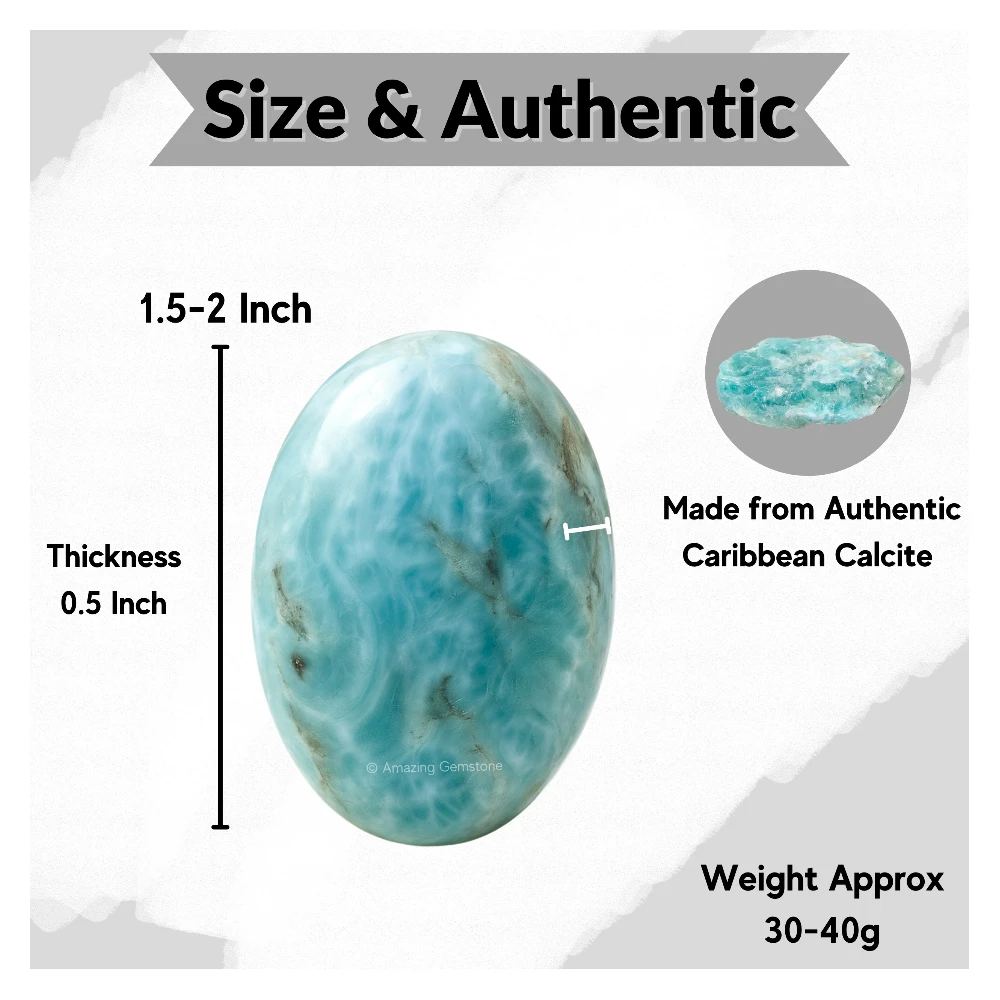 Caribbean Calcite Palm Stone