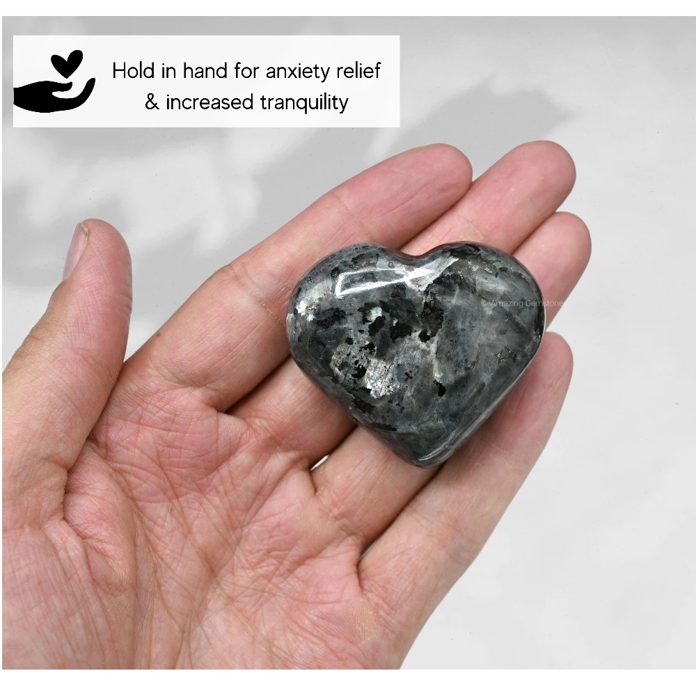 Larvikite Heart