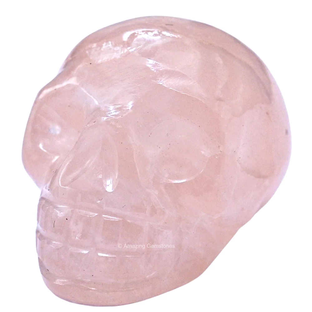 Rose Quartz Skull