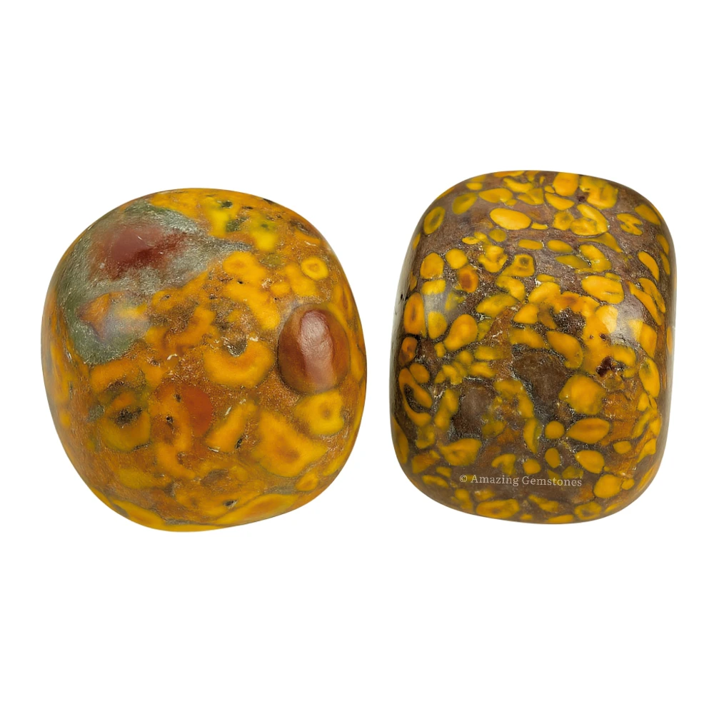 Tumbled Fruit Jasper Stone Crystals (1 oz)