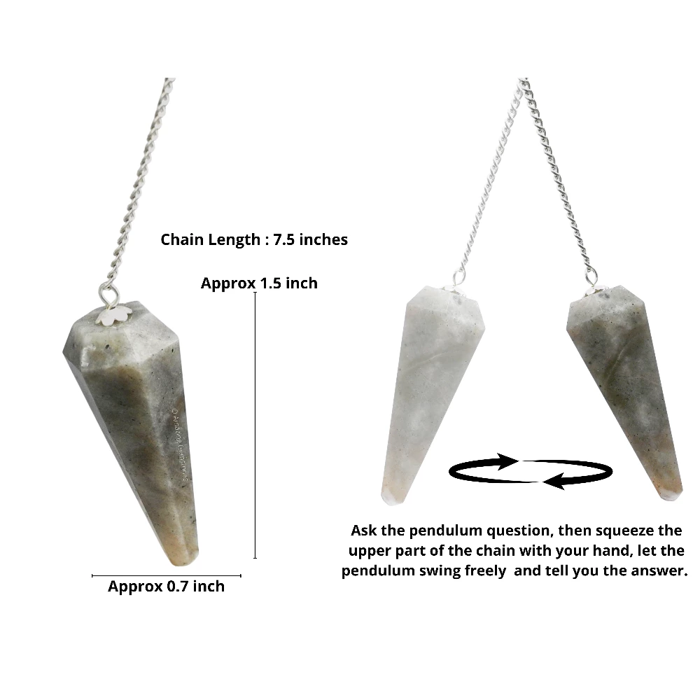 Chrysoberyl Cat's Eye Stone Pendulum