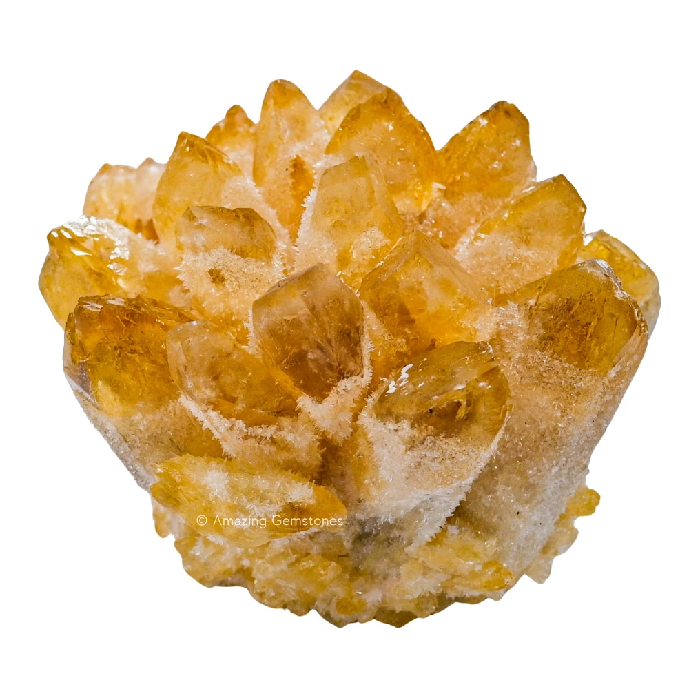 Citrine Natural Crystal Cluster