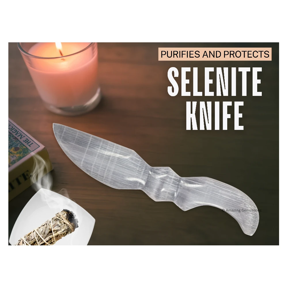Selenite Knife