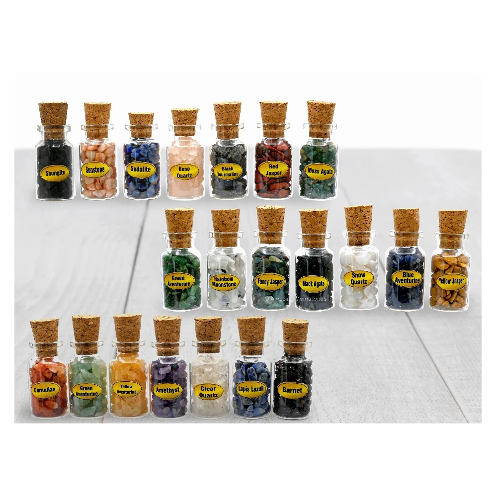 Spell Jars Kit for Witchcraft Supplies - Set of 21 (Regular)