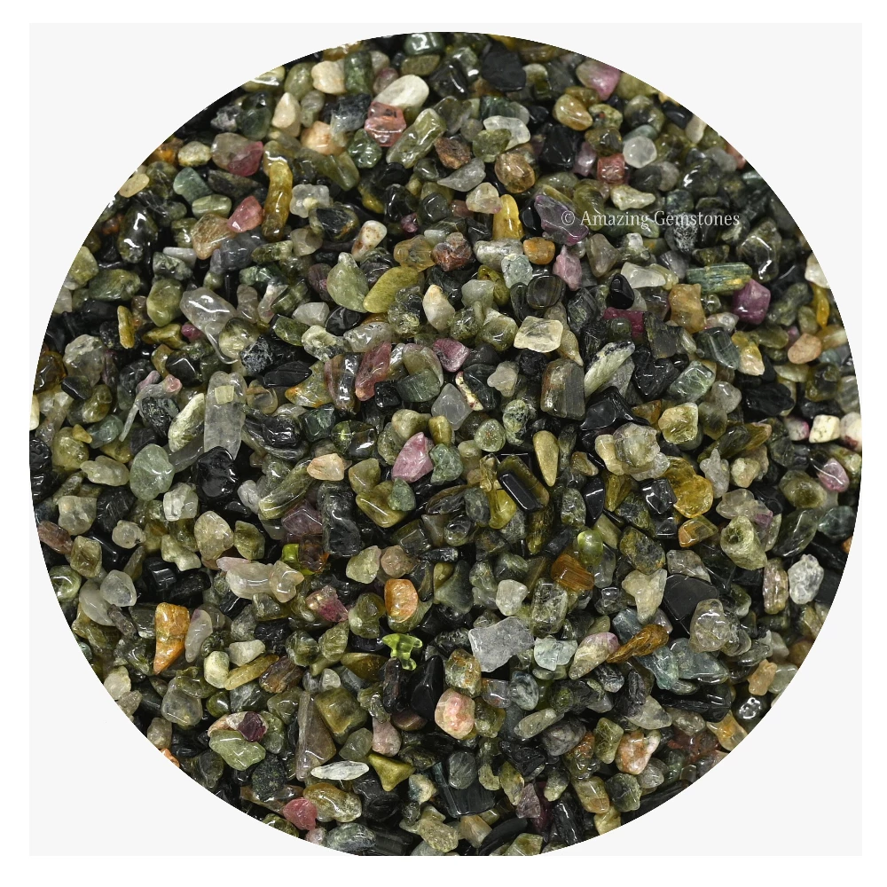 Multi Tourmaline Chips (1LB)