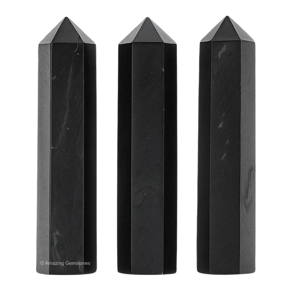 Shungite Pencil Points (Set of 50)