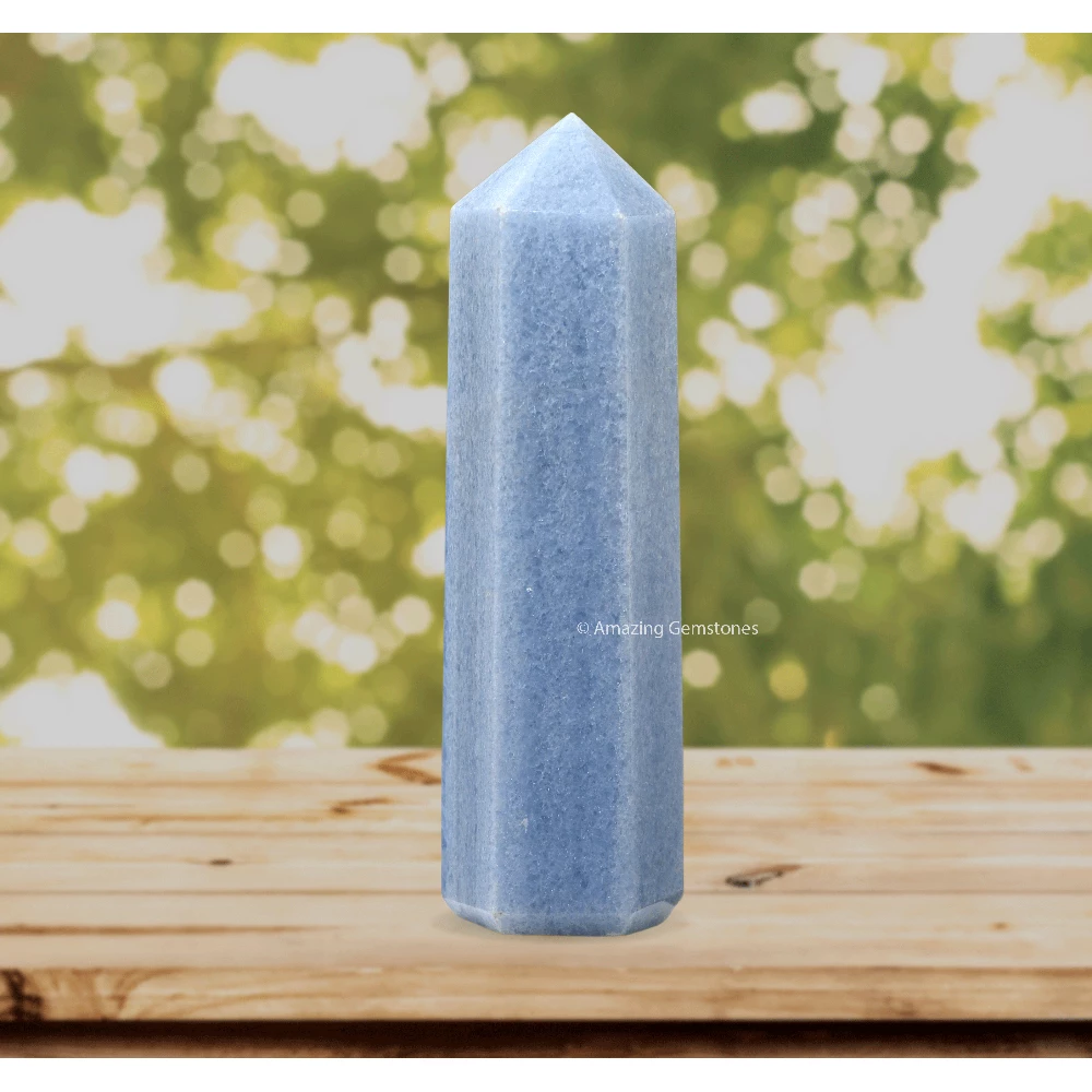 Blue Calcite Celestite Tower (5.5" to 6" INCH)