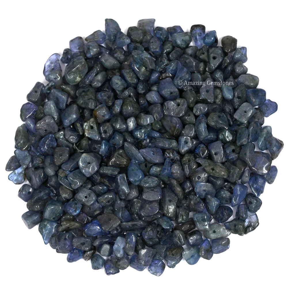 Tanzanite Chips - Pre Drilled