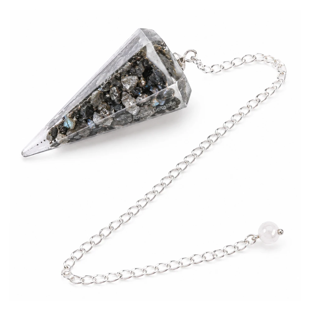 Larvikite Orgone Pendulum