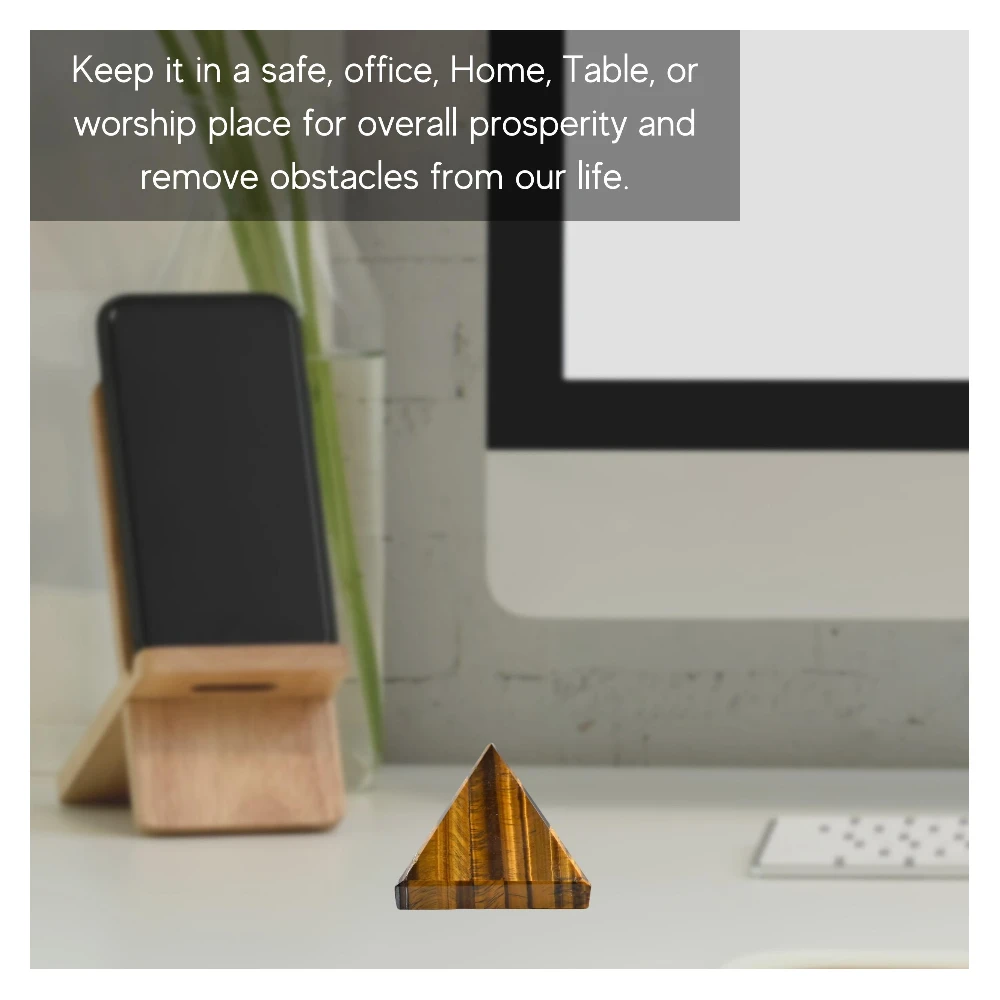 Tiger Eye Pyramid (1 Inch)