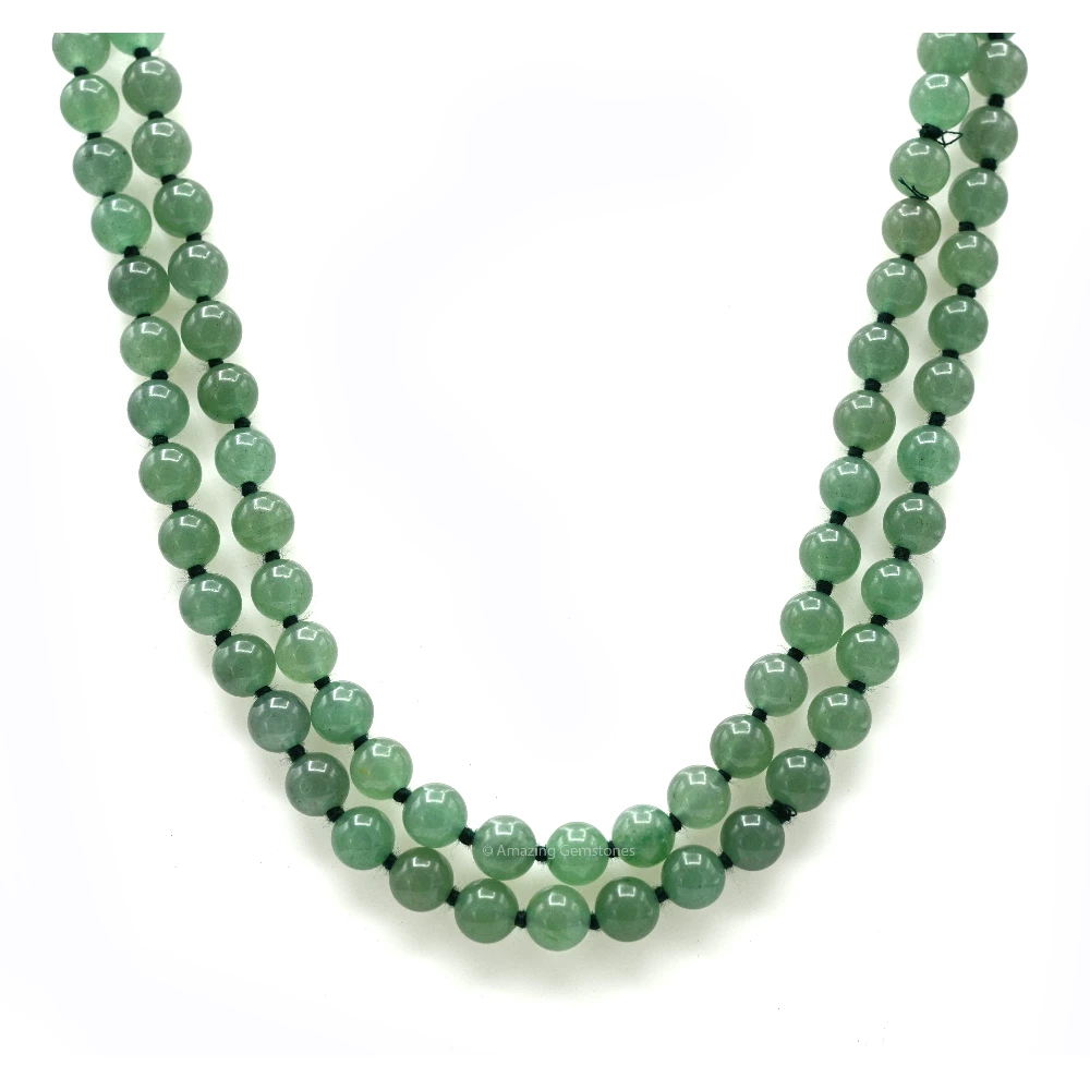 Green Aventurine Mala (Hand Knotted)